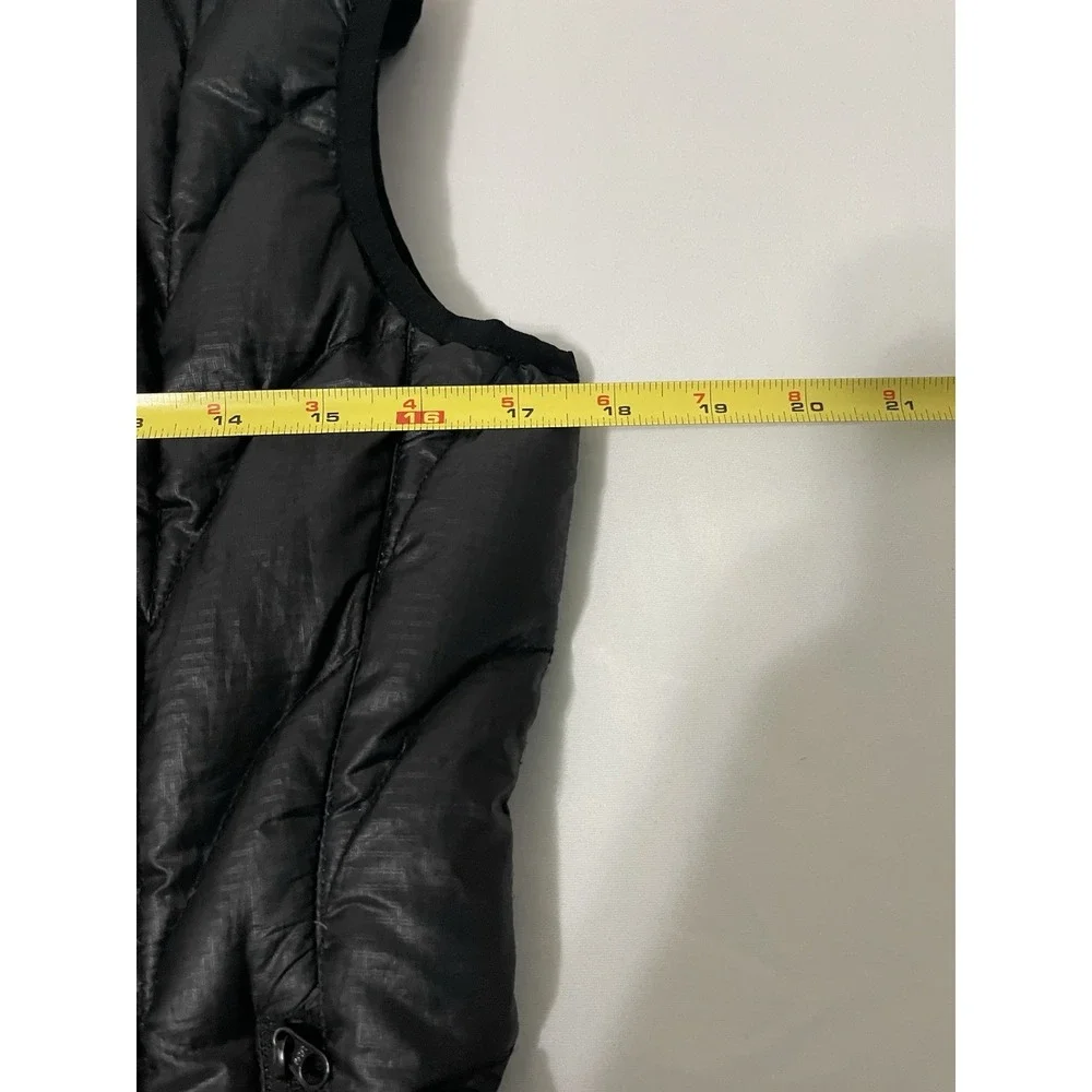 Outdoor‎ Research Aria Down Puffer Hoodie Vest Women's Small Black Camp Hike